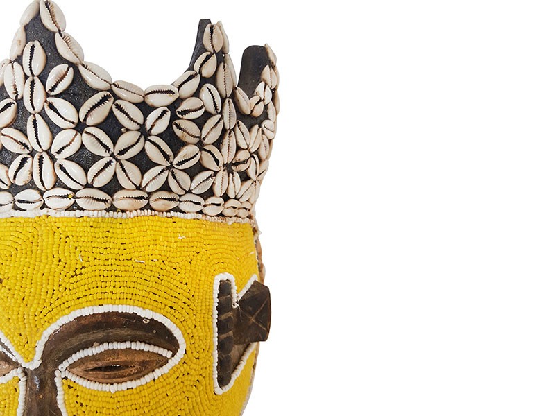 Yellow Bamileke Mask Yellow Bamileke Mask
